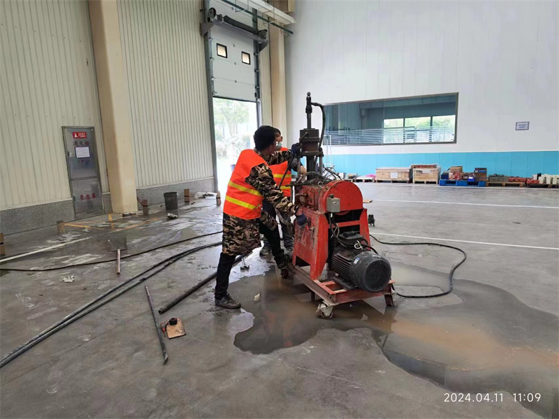 张家口厂房地面下沉塌陷注浆加固施工